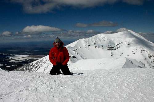 Summit of Agassiz Peak. March...