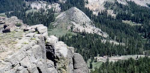 Barker Peak from the east