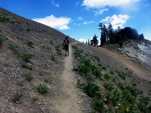 Nearing the turn off point to the Barker Ridge