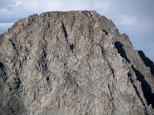 Southwest Face of Granite Peak from Mount Villard