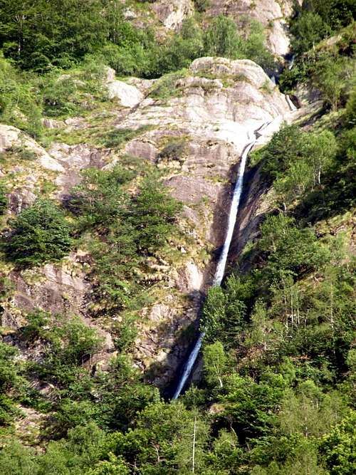 Pontboset Waterfalls towards Champorcher Valley 2016
