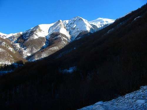 Monte Gorzano seen from the...
