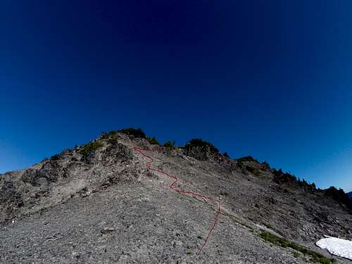 Ferry ridge ascent