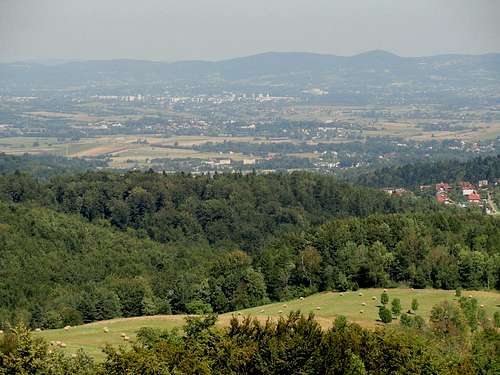View from the rigde of Mount Przymiarki