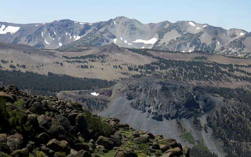 White Mountain ridge from Fish Valley Peak