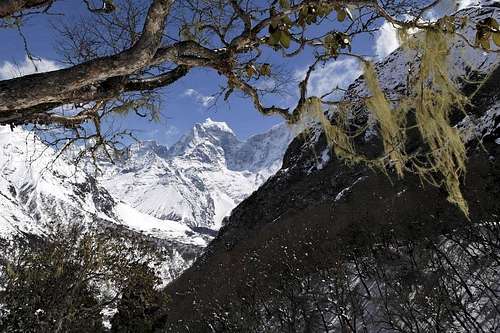 view to 6 thousands mountains