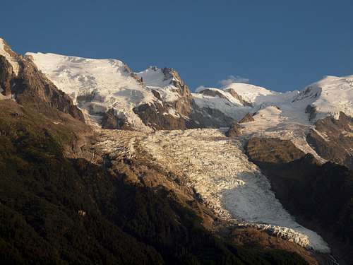 Mont Blanc in last daylight
