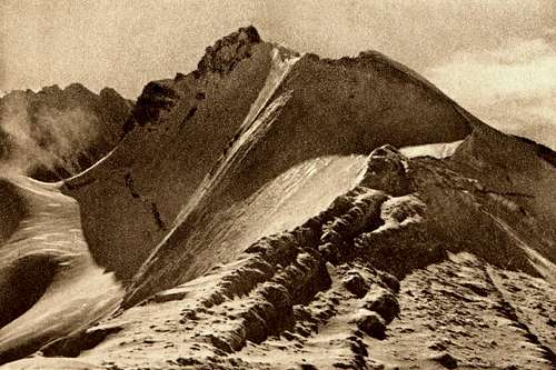 Le Sphinx vu du col de la Jungfrau