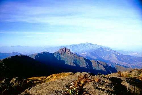 Itaguaré Peak at back from...