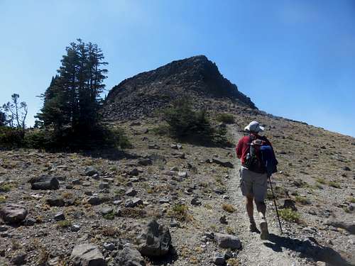 Heading up Tinker Knob from the PCT