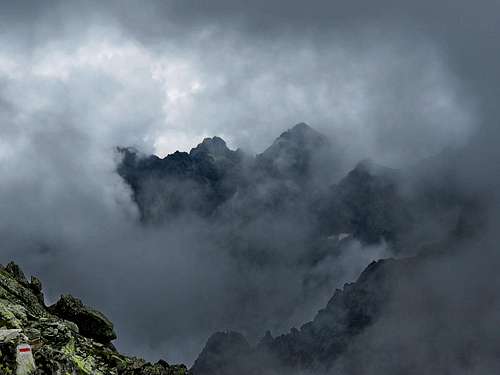 Tatras through the clouds