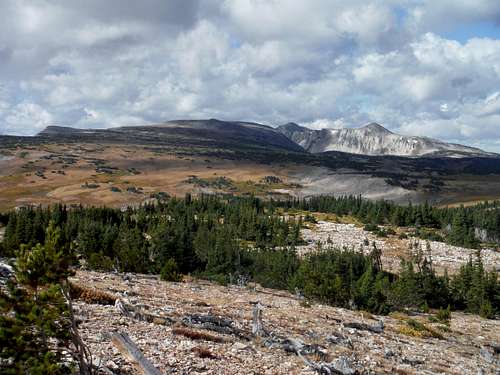 Brown Mountain, Medicine Bow Peak, and 11761