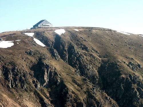 Hohneck, summit hut (April 2,...