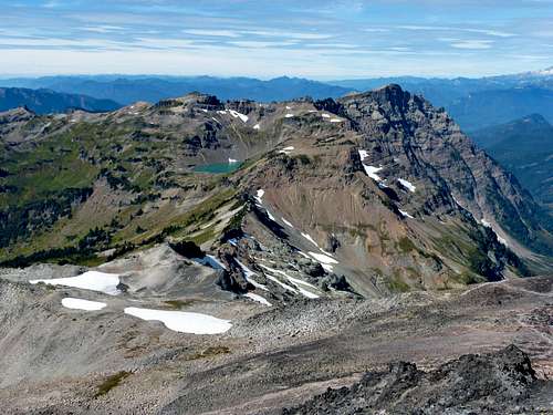 Goat Rocks from Old Snowy Summit