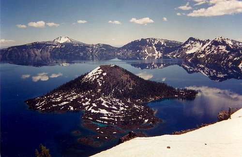 July view of Crater Lake...