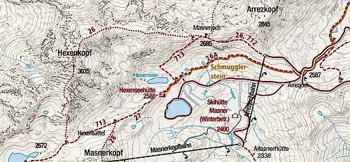 Hexenkopf Route MAP