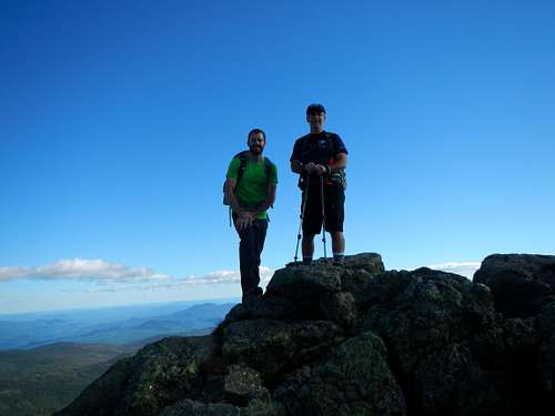 Grant and I on top of Mount Monroe