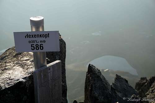Hexenkopf Summit Sign