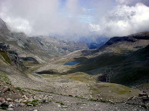  View eastwards from Finestra di Champorcher <i> 2828 m</i>