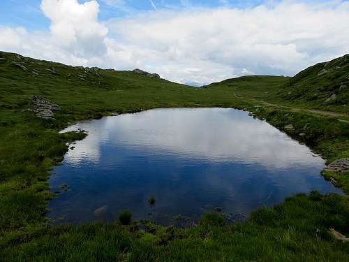Small pond at summit of Lammersdorfer Berg