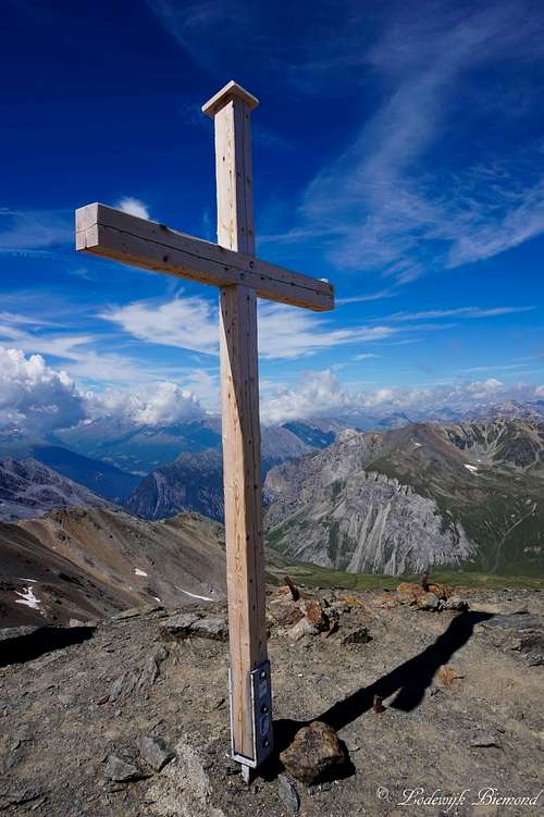 Monte Scorluzzo Summit Cross