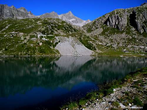 Cima Cornisello seen from the lakes