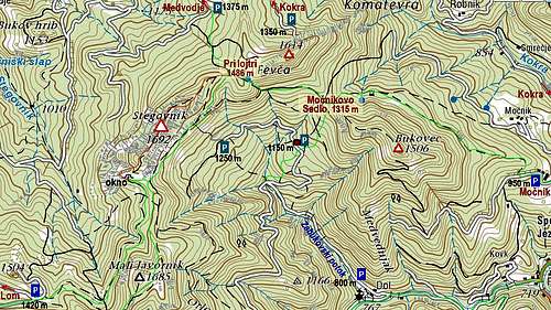 Stegovnik map