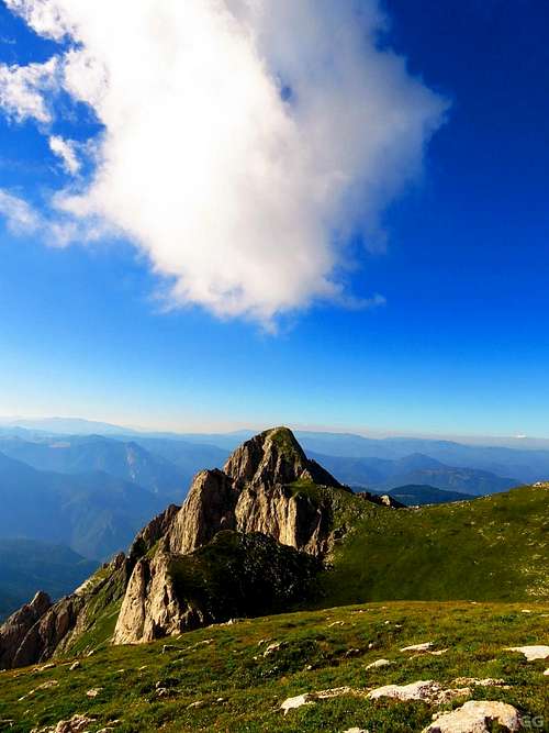 Harmless cloud over Maglić