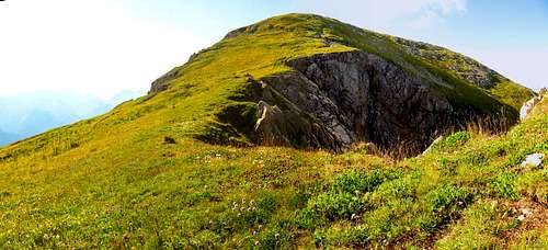 The true summit of Maglić from the southeast