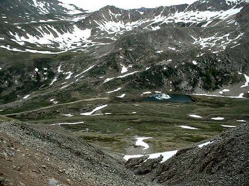 View of Kite Lake from Bross