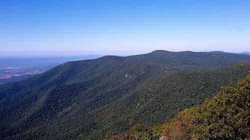 Hawksbill Mountain in September