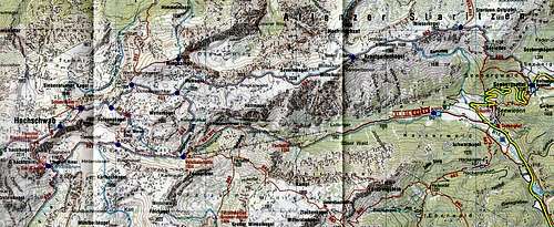 Hochschwab map
