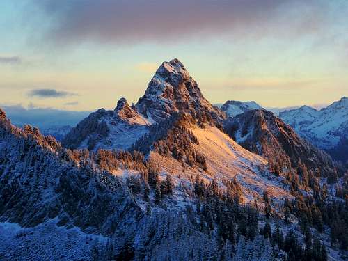 Mount Thomson Alpenglow