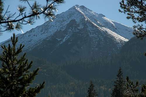 Mount Havran from Podspady