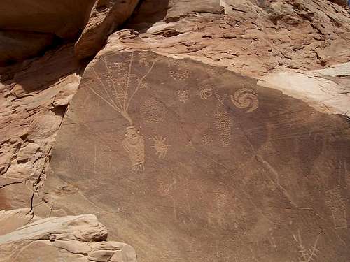 These petroglyphs are located...