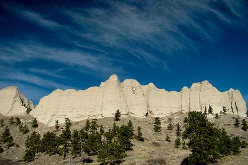 Red Cloud Buttes in November
