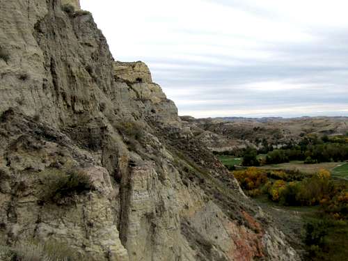 Walls of the butte