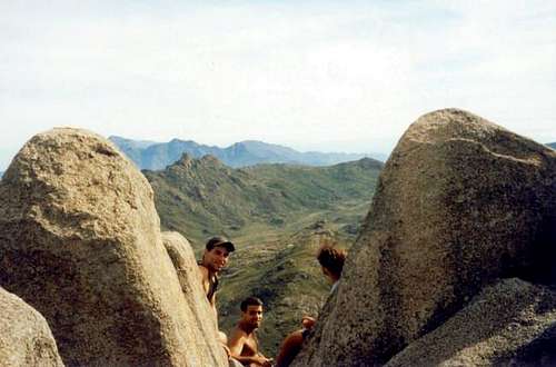 Resting on the summit. At...