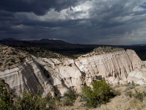 Tent Rocks with Storm