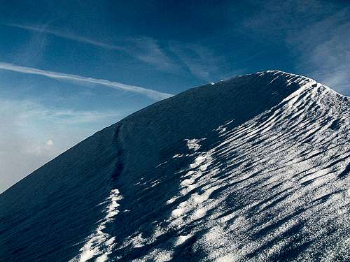 Galenstock summit from the start of South ridge