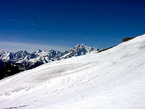 Il monte Bianco (4810 m.)...