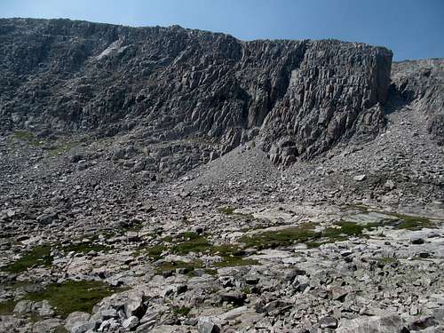 the lower SW ridge