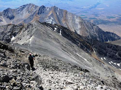 Views from the descent-Borah Peak