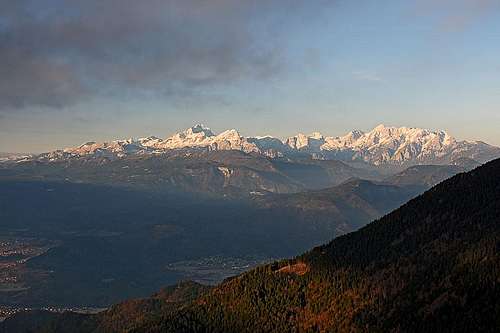 Julian Alps from the east