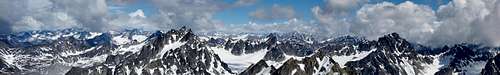 Lynx Peak summit panorama