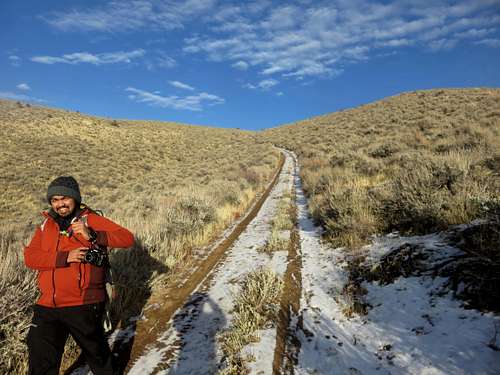 Descending Cottontail Mountain