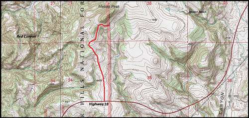 Matias Peak Map
