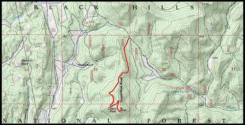 Cicero Peak Route