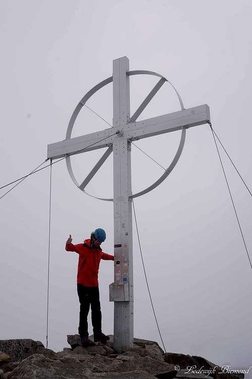 Maarten on the summit