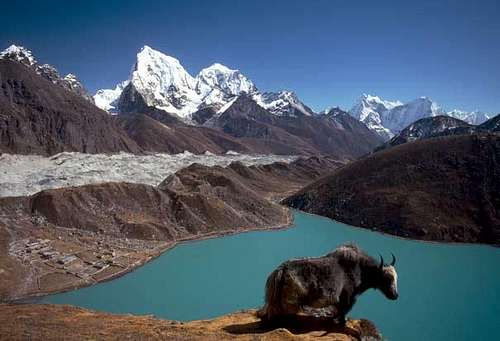 View of Gokyo lakes from...